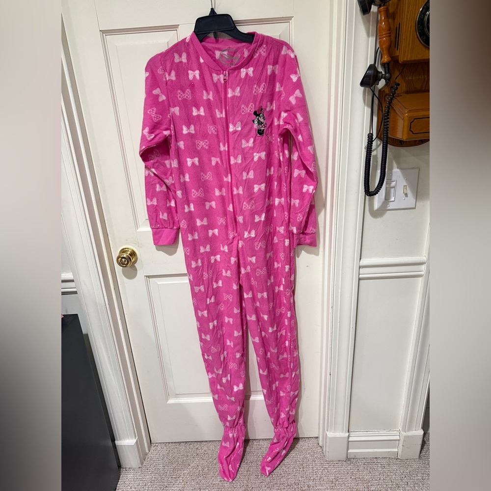 Pink  One Piece with Bow Pattern Minnie Mouse by Disney